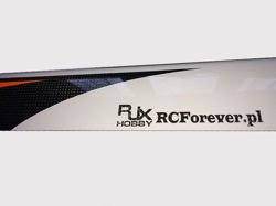 Carbon Main Blade RJX Vector 690 Premium CF - FBL Version RCForever.pl Logo