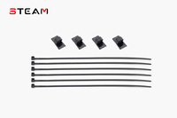 Steam Plastic Cable tie(Include self-adhesive buckle (4pcs)