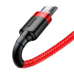Cable USB to Micro USB Baseus Cafule 2.4A 1m (Red)