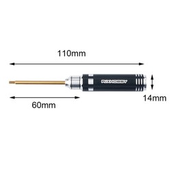 RJX Hex Screw driver Tool 2.5mm