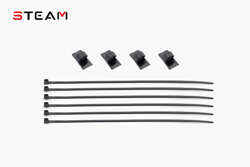 Steam Plastic Cable tie(Include self-adhesive buckle (4pcs)