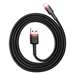 Cable USB to Lightning Baseus Cafule 2.4A 1m (Black)