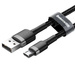 Cable USB to Micro USB Baseus Cafule 2.4A 1m (Black)