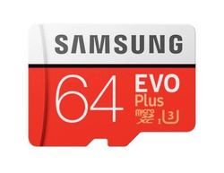 Memory SD Card Samsung EVO Plus microSD 64GB (MB-MC64GA/EU)