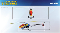 Heli Align T-REX 650X Dominator Combo 12S