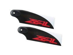 ZEAL Carbon Fiber Tail Blades 105mm (Orange)