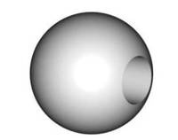 Kulki Ø4,8mm z otworem 2mm