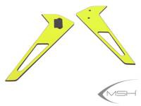 Protos 380 - Vertical fin sticker - Yellow