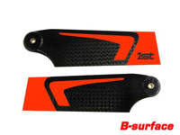 1st Tail Blades CFK 115mm (orange) B-Class