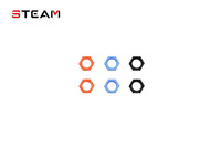 Steam 25T Fragile Servo Arm Ring 6Pcs