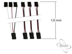 Set of cables for STD receivers connection 125mm