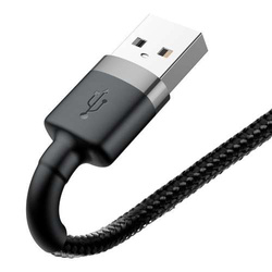 Cable USB to Lightning Baseus Cafule 1.5A 2m (Black)