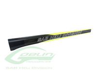 Goblin 650 - CARBON FIBER TAIL BOOM YELLOW/CARBON
