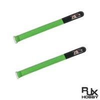 Battery Strap RJX Kevlar anti-slip (300x20mm 2 pcs) Green