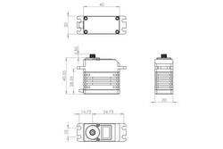 Tail Servo MKS HBL990 (550-700)