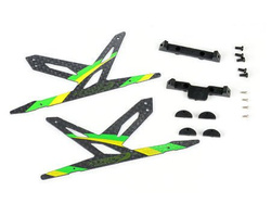 Blade 130X - Carbon Landing Skid Set (Green)