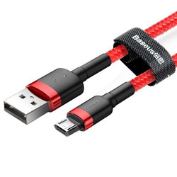 Cable USB to Micro USB Baseus Cafule 2.4A 1m (Red)