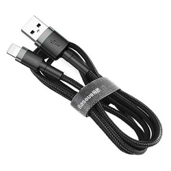 Cable USB to Lightning Baseus Cafule 1.5A 2m (Black)