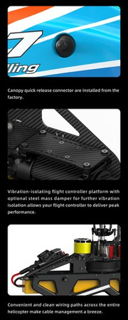 Heli RC OMP Hobby M7 KIT 700 with RT Rotorblade
