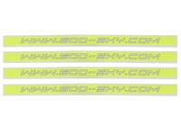 RS4 Tail Boom Sticker (Yellow)