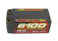 Battery GENS ACE 2S 7.4V 6100mAh 130C HardCase