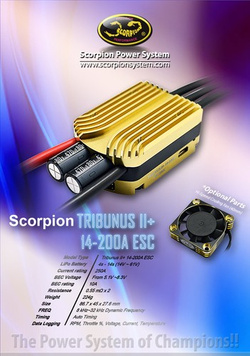 ESC Scorpion TRIBUNUS II+ 14-200A (SBEC) 