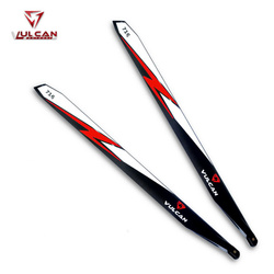 VULCAN ROTORS Precision Main Rotor Blades 716mm