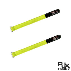 Battery Strap RJX Kevlar anti-slip (250x20mm 2 pcs) Yellow