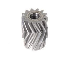 Pinion for herringbone gear 13 teeth 25°, M1, dia. 6mm