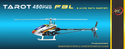 RC Helicopter Tarot 450 PRO V2 DFC BLACK SUPER COMBO 6S!!