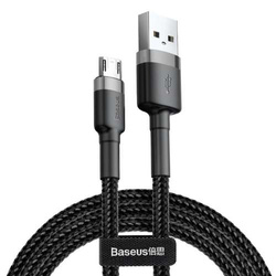 Cable USB to Micro USB Baseus Cafule 2.4A 1m (Black)