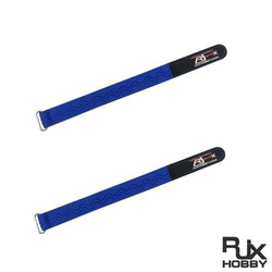 Battery Strap RJX Kevlar anti-slip (300x20mm 2 pcs) Blue