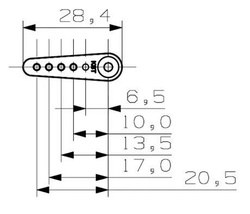 KST servo horn 113/215/x12-508/x10