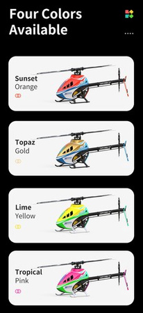 Heli RC OMP Hobby M7 KIT 700 with RT Rotorblade