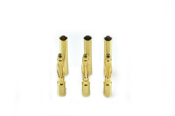 Złączka GOLD (Banan) 2mm (3kpl)