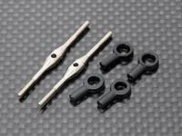 Tytanowe popychacze rzymskie (M1.8 x 39mm) - 2 szt Trex 450 FBL