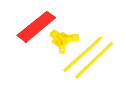 Antenna support flat mounting, yellow