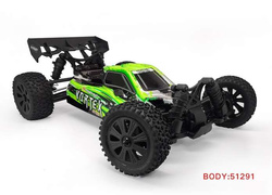 Samochód zdalnie sterowany HSP Vortex 1/10 2,4 GHz Brushed Buggy, Zielony