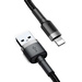 Cable USB to Lightning Baseus Cafule 1.5A 2m (Black)