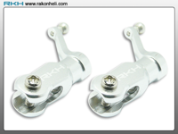 Blade 130X - CNC AL Main Blade Grip Set (Silver)