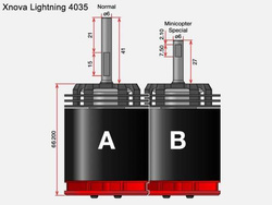 Motor Xnova 4035 Lightning 300KV