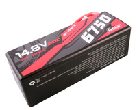 Battery GENS ACE G-Tech 4S 14.8V 6750mAh 60C Hard Case XT90