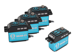 Servos Combo THETA RAZOR 3x C1 / 1x T1 Blue Brushless HV Servo with NFC