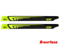 1st Main Blades CFK 690mm FBL (yellow) B-Class