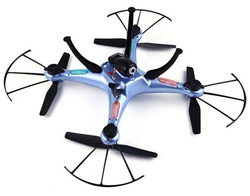 Dron Syma X5HC Barometr Kamera HD - Niebieski