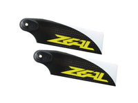 ZEAL Carbon Fiber Tail Blades 105mm (Yellow)