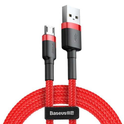 Cable USB to Micro USB Baseus Cafule 2.4A 1m (Red)