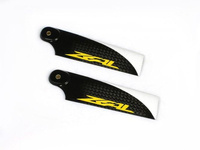 ZEAL Carbon Fiber Tail Blades 95mm (Yellow)