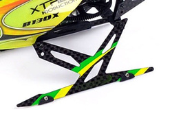 Blade 130X - Carbon Landing Skid Set (Green)