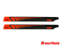 1st Main Blades CFK 580mm FBL (orange) B-Class